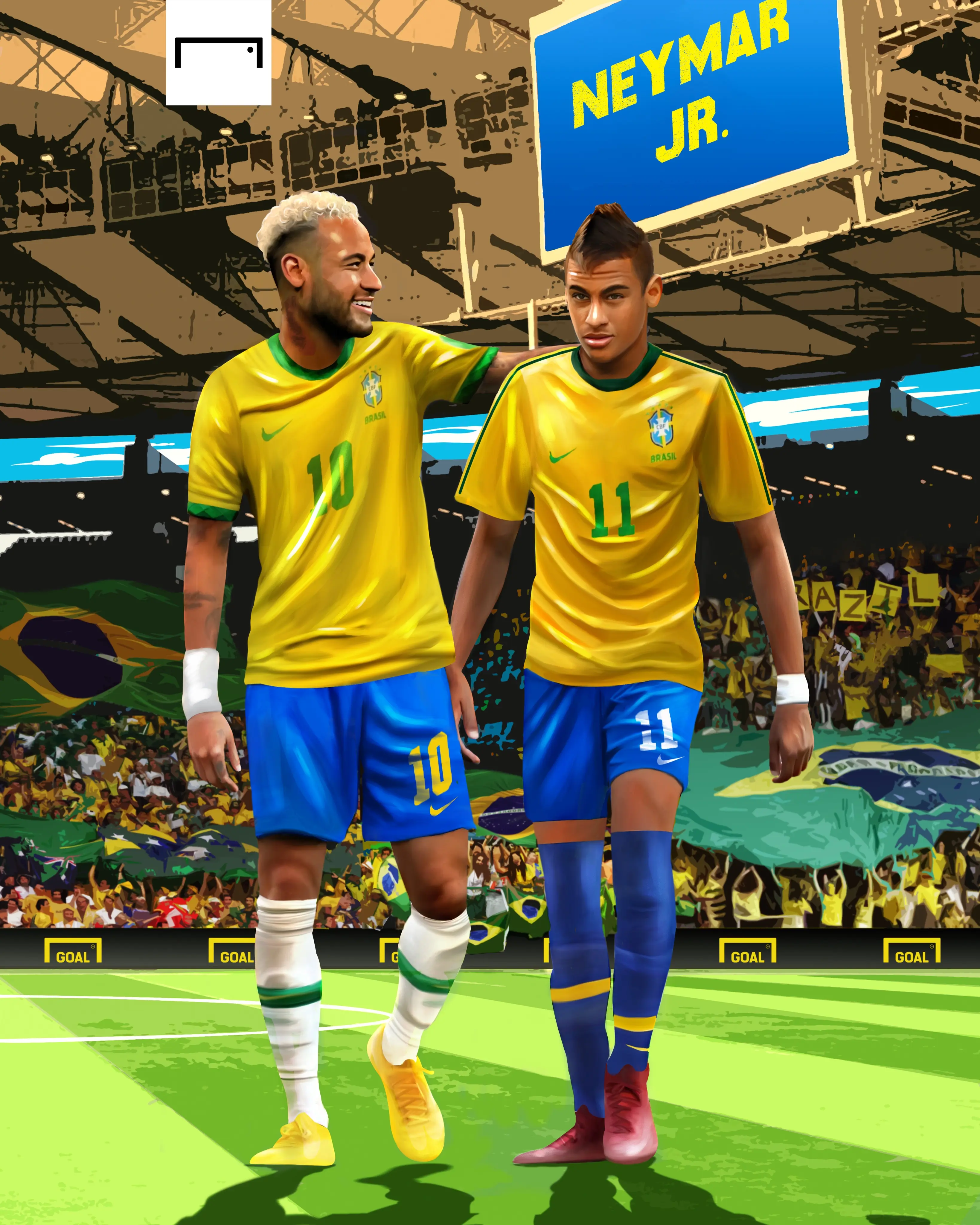 内马尔带领巴西豪取库蒂尼奥杯冠军